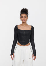 tailored jacket Miley - faux leather