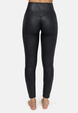 Leggings Sara - adjustable scrunch - Lederoptik