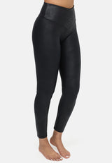 Leggings Sara - adjustable scrunch - Lederoptik