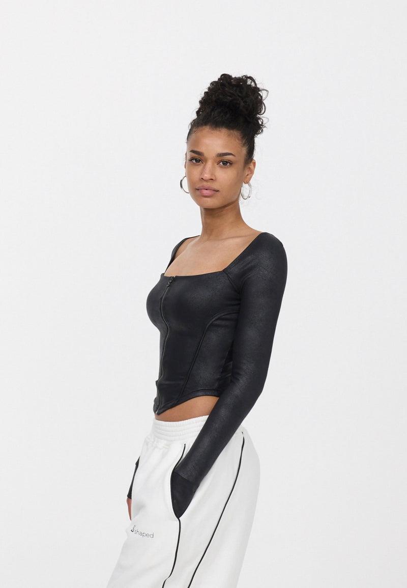 tailored jacket Miley - faux leather