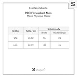 PRO Fitnessbelt Men - Waisttrainer Men's Physique Klasse